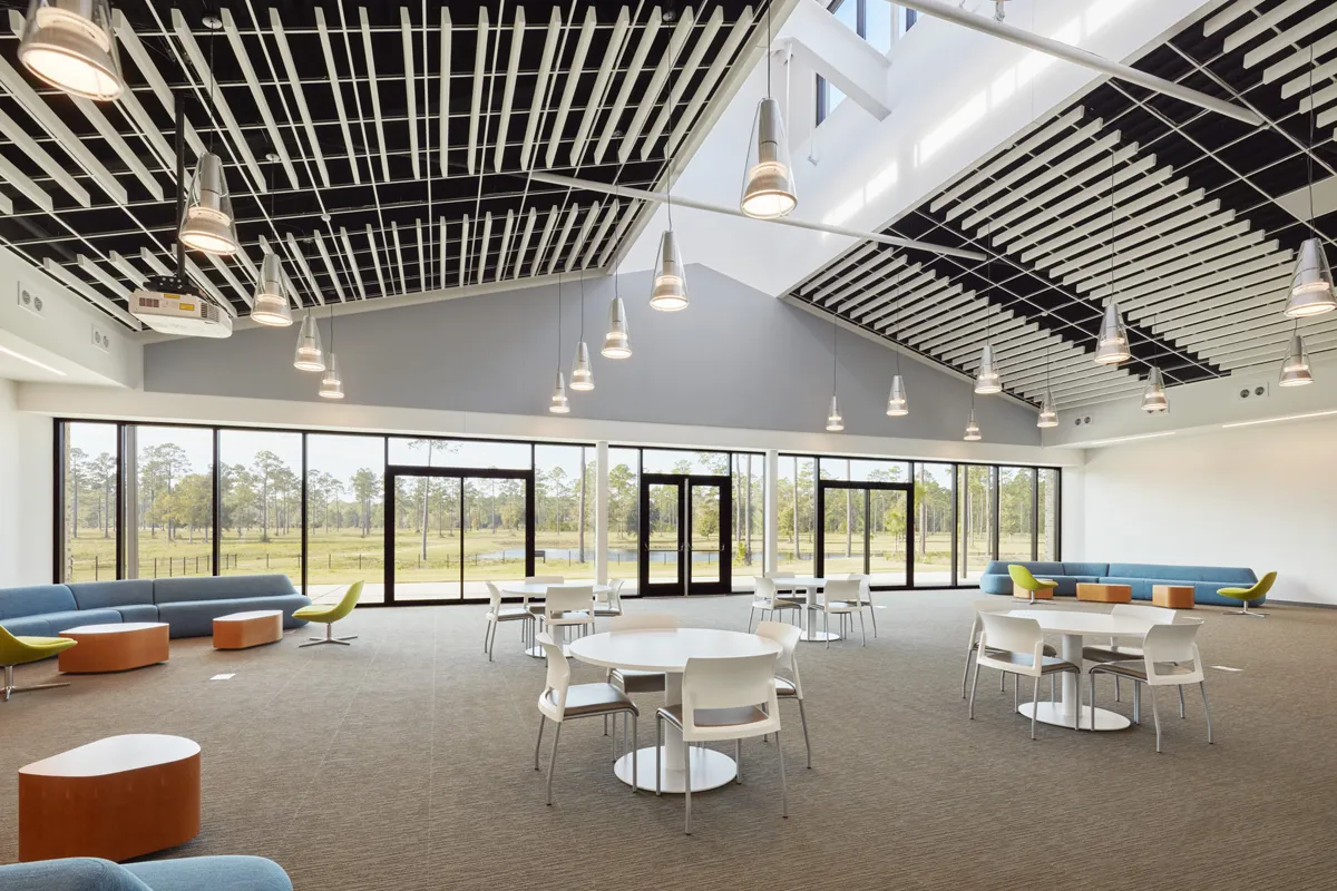 View across the multipurpose room at PCOM South Georgia