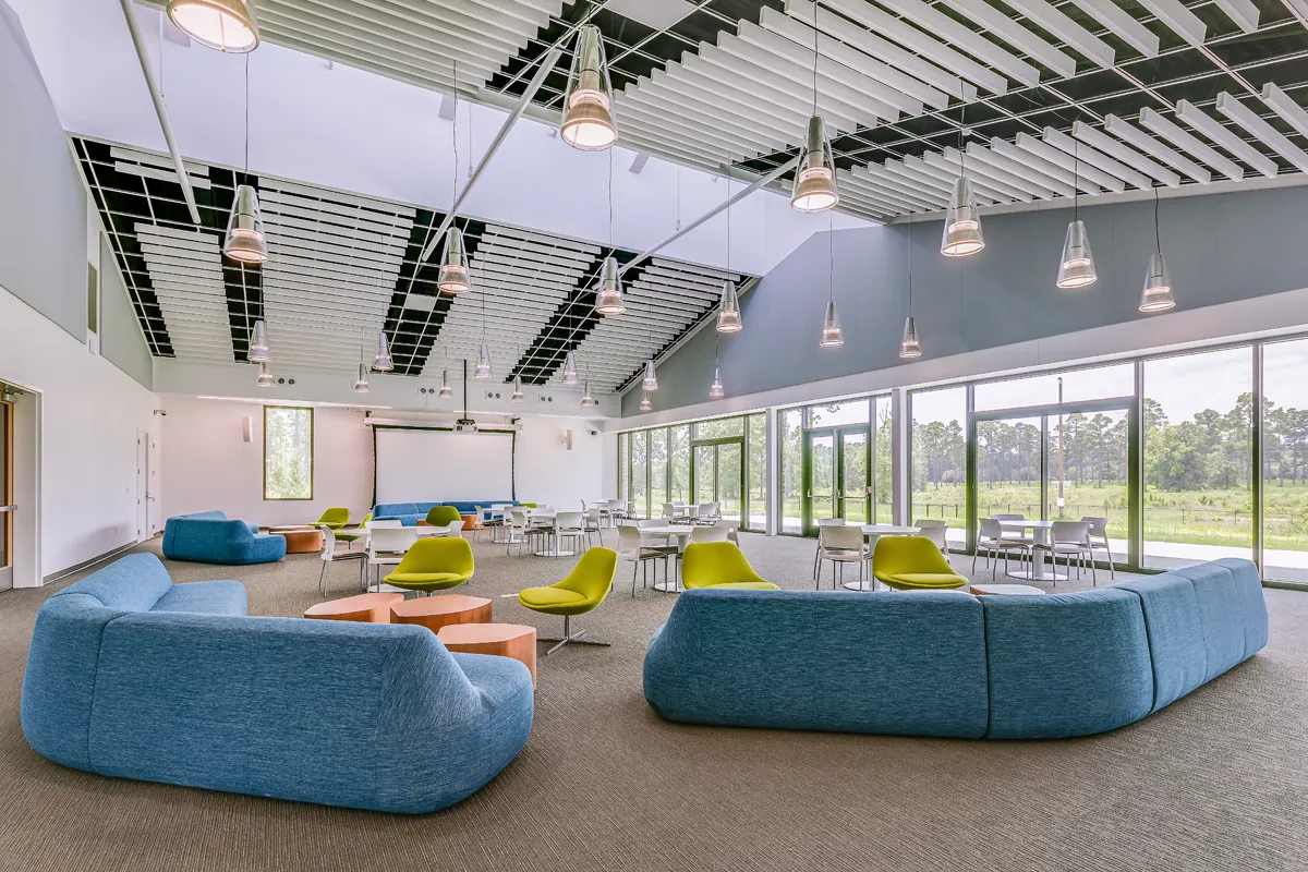 Wide view of the SGB/DeLoache Multipurpose Room at PCOM South Georgia