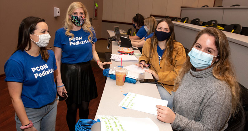 PCOM medical and graduate students held a virtual talent show to raise funds for Make-A-Wish Philadelphia.