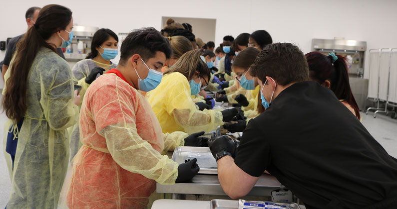 PCOM South Georgia med and grad students hosted the Science and Math Summer Academy for local high schoolers.