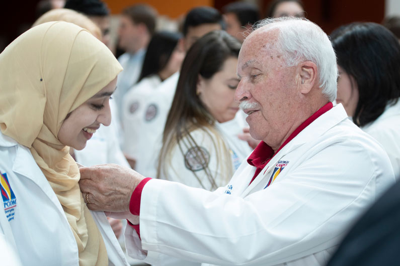 Class of 2024 Celebrates Halfway Mark with Pinning Ceremony