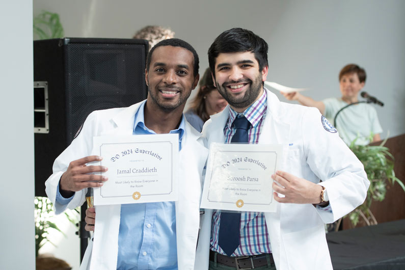 Class of 2024 Celebrates Halfway Mark with Pinning Ceremony