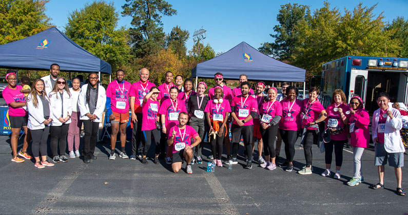 School of Pharmacy students provided health education and blood pressure screenings at the Paint Gwinnett Pink breast cancer event.